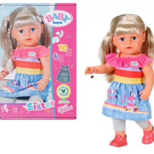 عروسک 43 سانتی خواهر بیبی بورن Baby Born-اسباب بازی